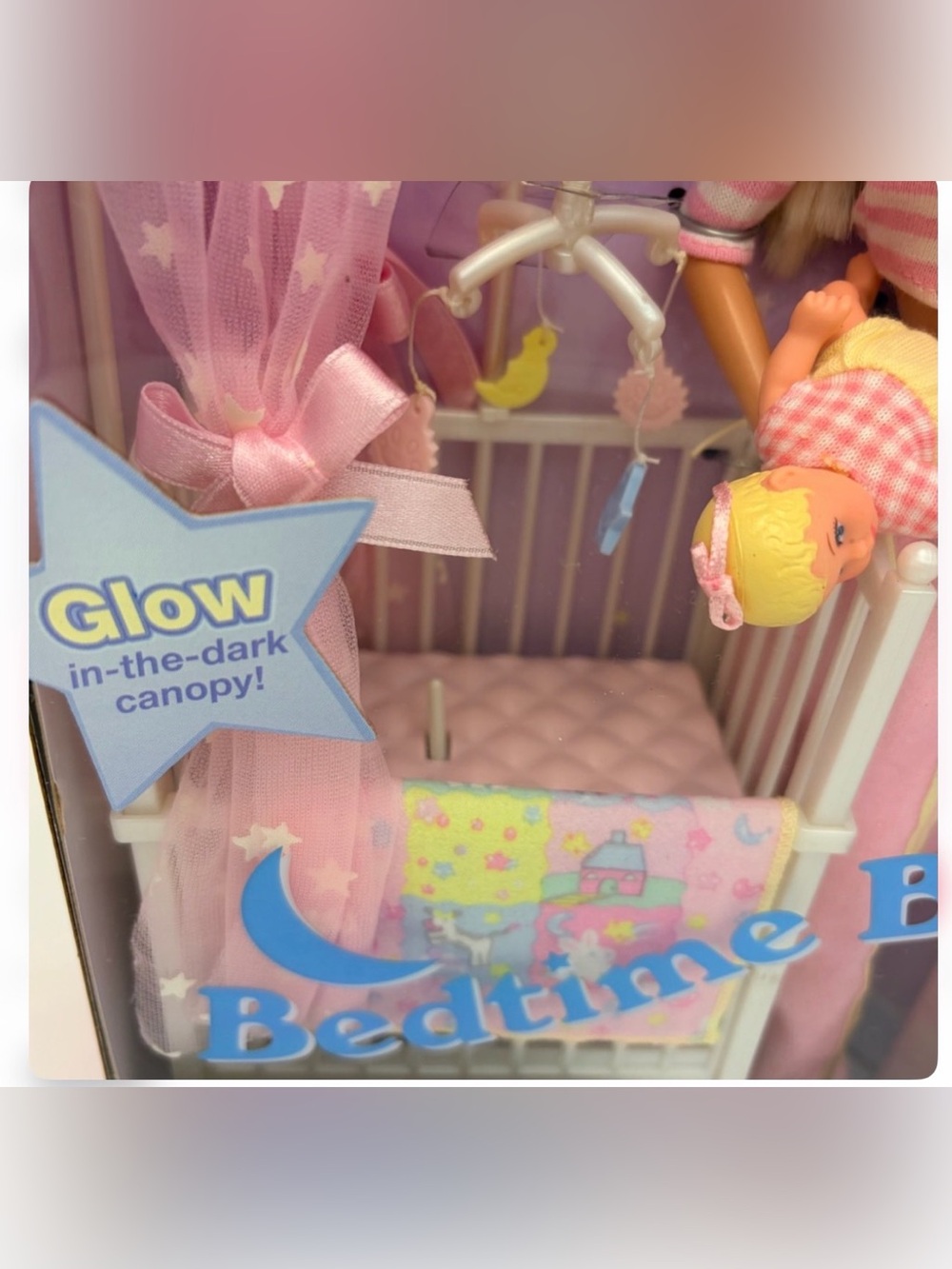 Vintage Barbie & Krissy Bedtime Baby Nursery Playset 28516 Sealed NIB Mattel - Picture 6 of 8